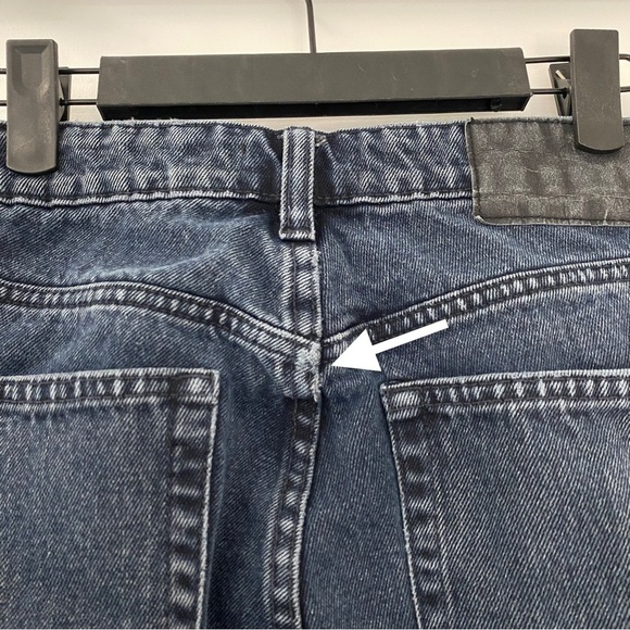 Zara Classic Mom Fit Dark Indigo High Rise Jeans Size 4 - Picture 9 of 9